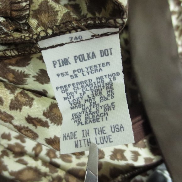 PINK POLKA DOT by Sharise Neil Boho Mini Dress Tun - Picture 4 of 4